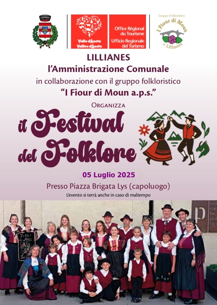 Lillianes (AO) Festival del folclore – 05 Luglio 2025
